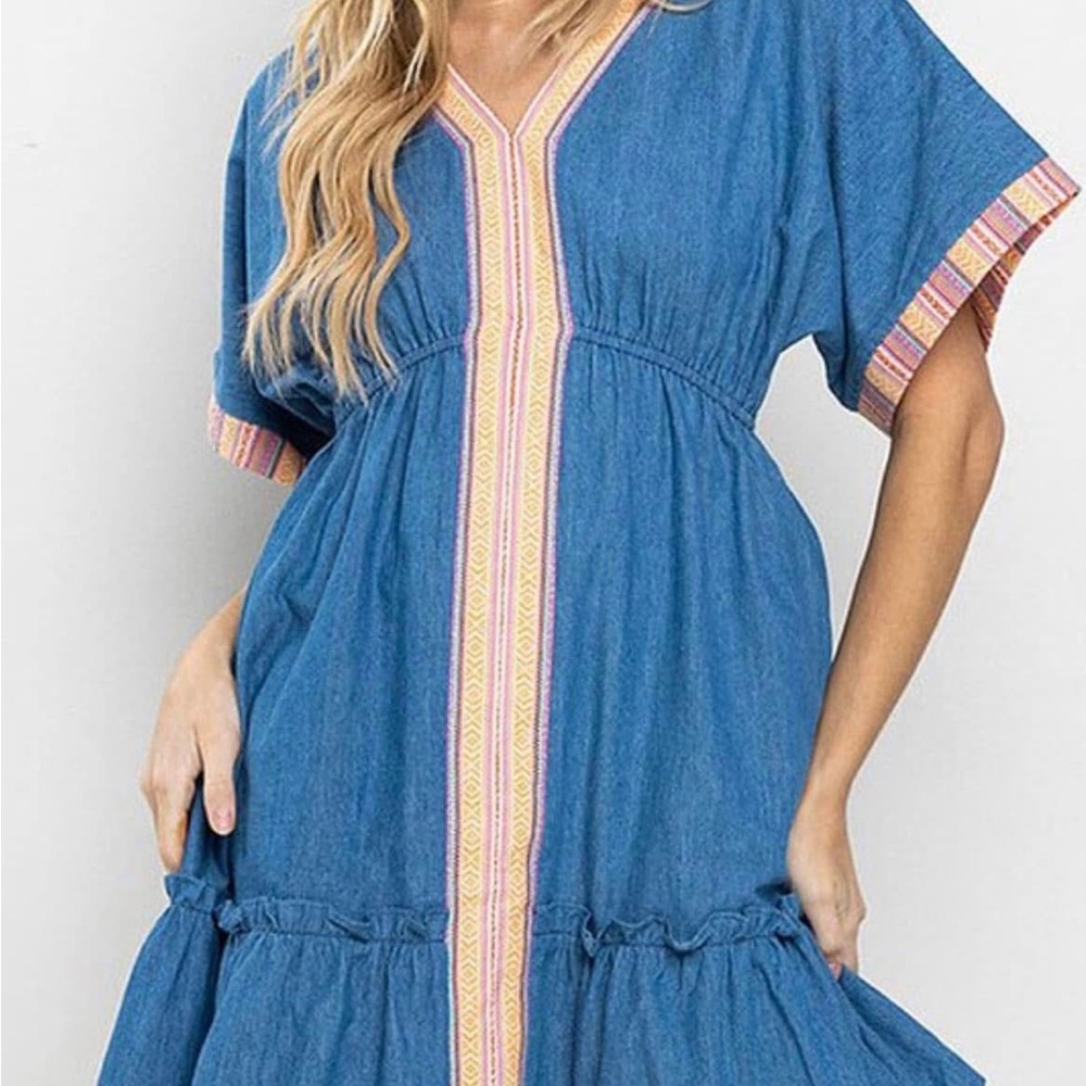 Ces Femme Denim Dress